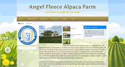 Desktop Screenshot of angelfleecealpacas.com